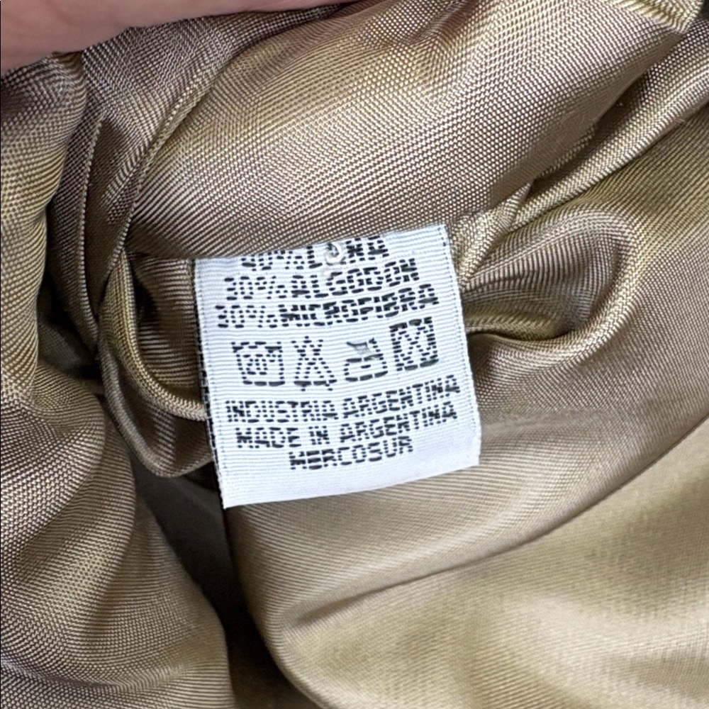 Vintage Genoa Sweaters Wool Blend Pastel Zigzag Patterned Jacket Sz large - Picture 7 of 14